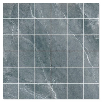 Marmor Mosaikkflis <strong>Emperador Premium</strong>  Mørk Grå Matt 30x30 (5x5) cm