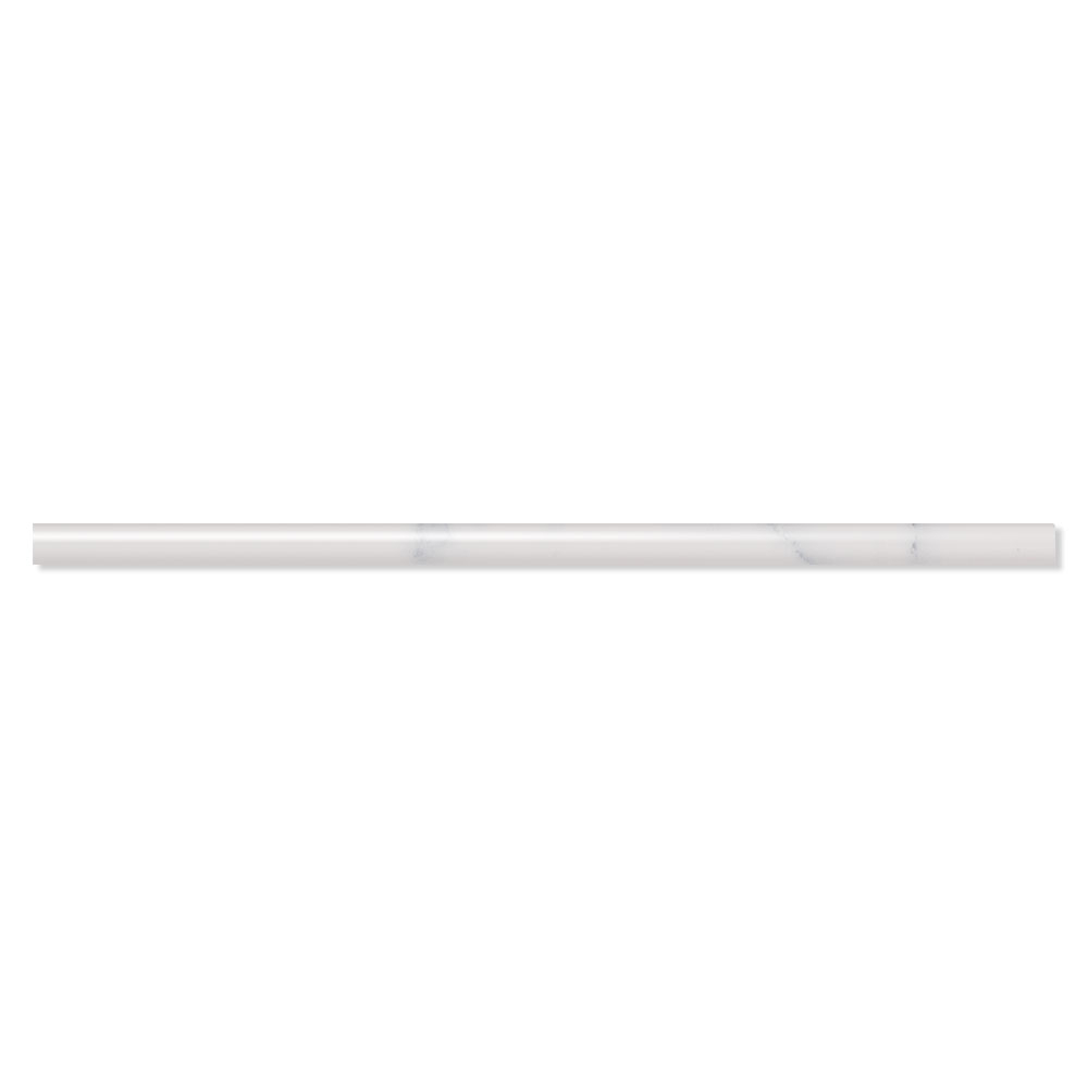 Dekor Veggflis Kaleidoscope Hvit Carrara Blank 1x30 cm