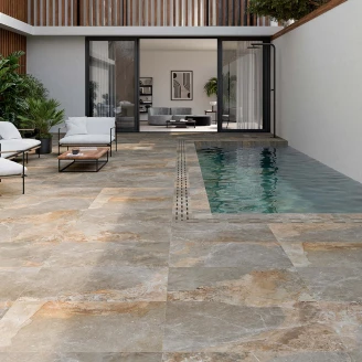 Utendørsflis <strong>Galaxia</strong>  Beige Matt 60x90 cm Tykkelse 20 mm