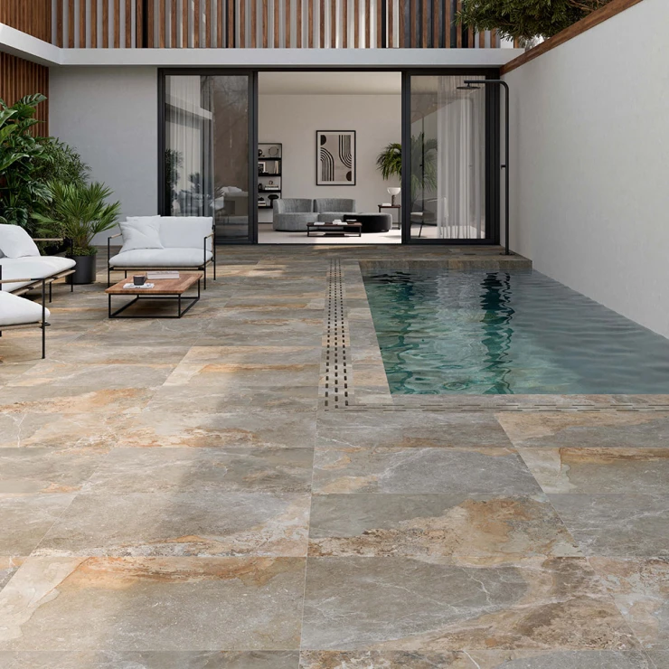 Utendørsflis Galaxia Beige Matt 60x90 cm Tykkelse 20 mm