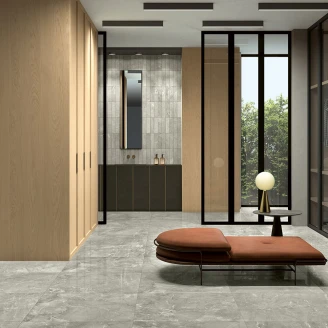 Unicomstarker Marmor Gulvflis Grey Marble Polert 60x60 cm