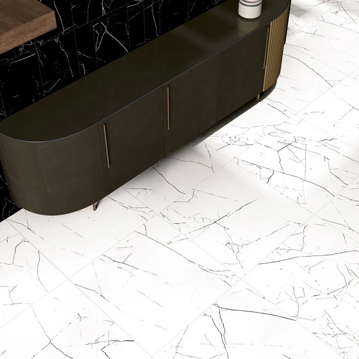 Unicomstarker Marmor Gulvflis Reverse Matt-Sateng 60x60 cm
