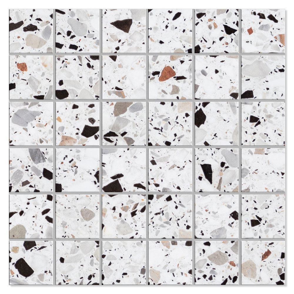 Unicomstarker Marmor Mosaikkflis San Marco Matt 30x30 (5x5) cm
