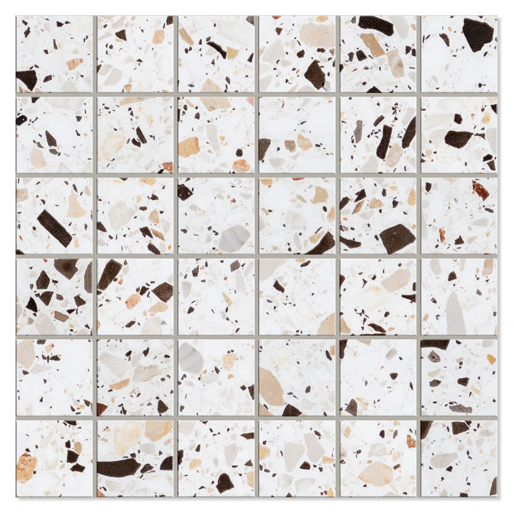 Unicomstarker Marmor Mosaikkflis La Fenice Matt 30x30 (5x5) cm