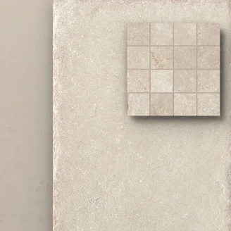 Unicomstarker Marmor Mosaikkflis Creme Matt 30x30 (5x5) cm