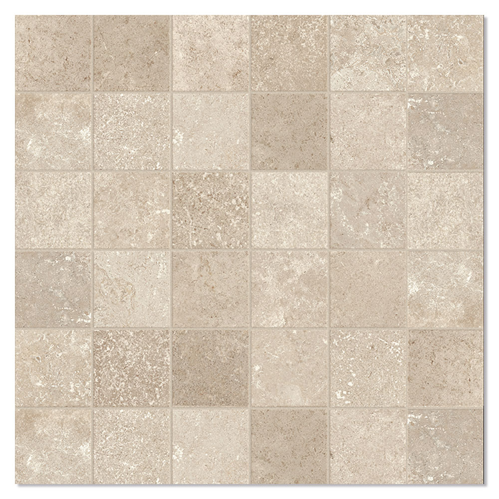 Unicomstarker Marmor Mosaikkflis Sable Matt 30x30 (5x5) cm