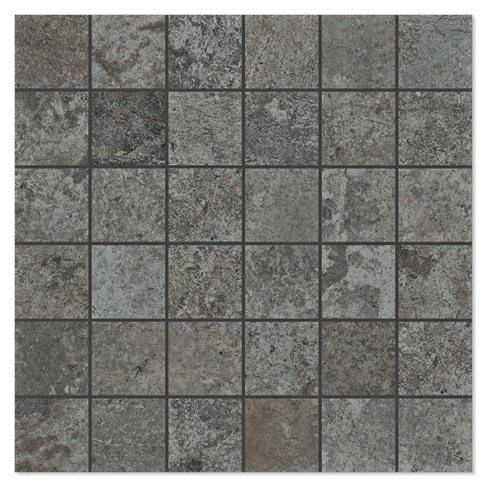 Unicomstarker Marmor Mosaikkflis Soot Matt 30x30 (5x5) cm