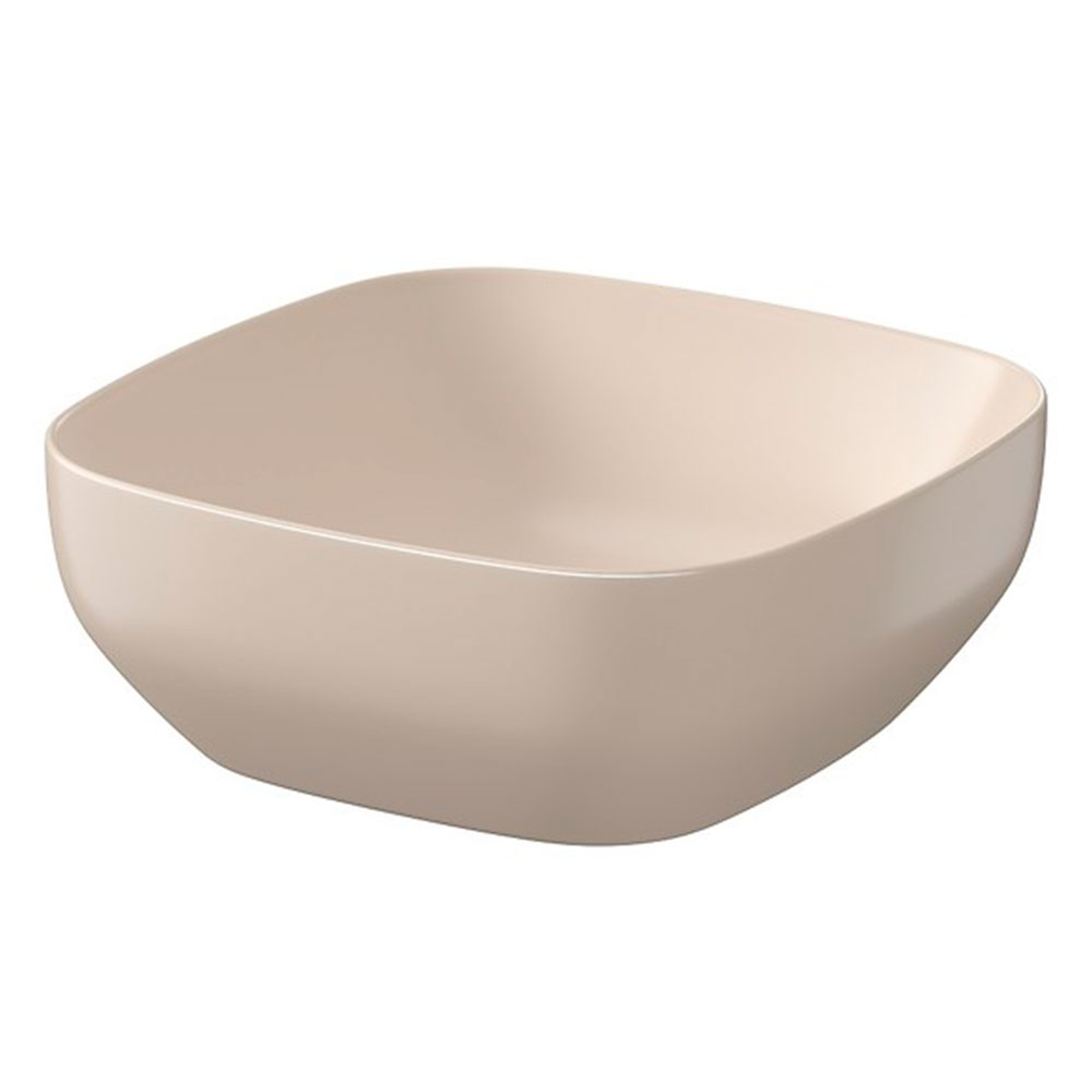 Servant Noto Kvadratisk Beige Matt 38 cm