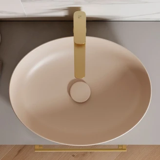 Servant <strong>Noto</strong>  Oval Beige Matt 50 cm