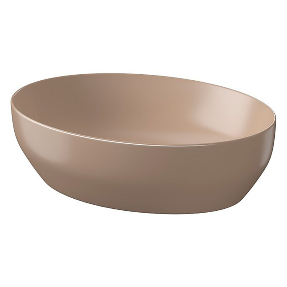 Servant Noto Oval Brun Matt 50 cm