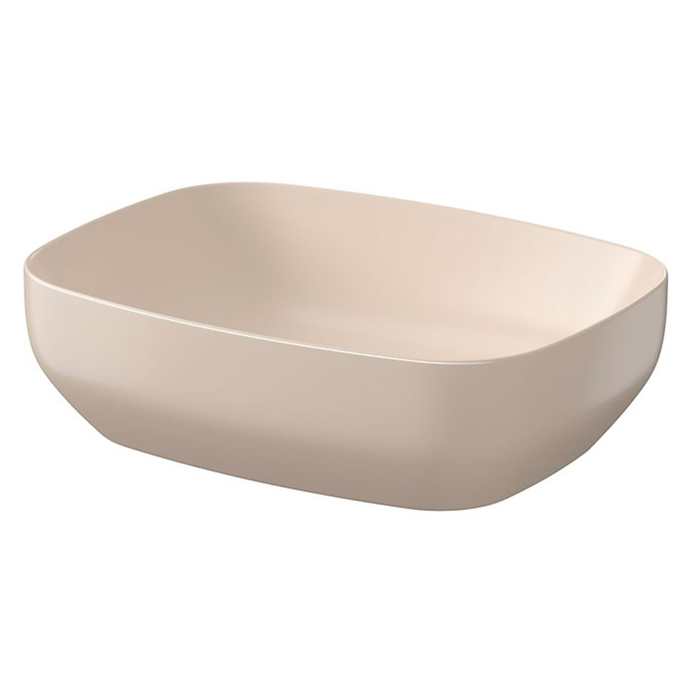 Servant Noto Rektangulær Beige Matt 50 cm