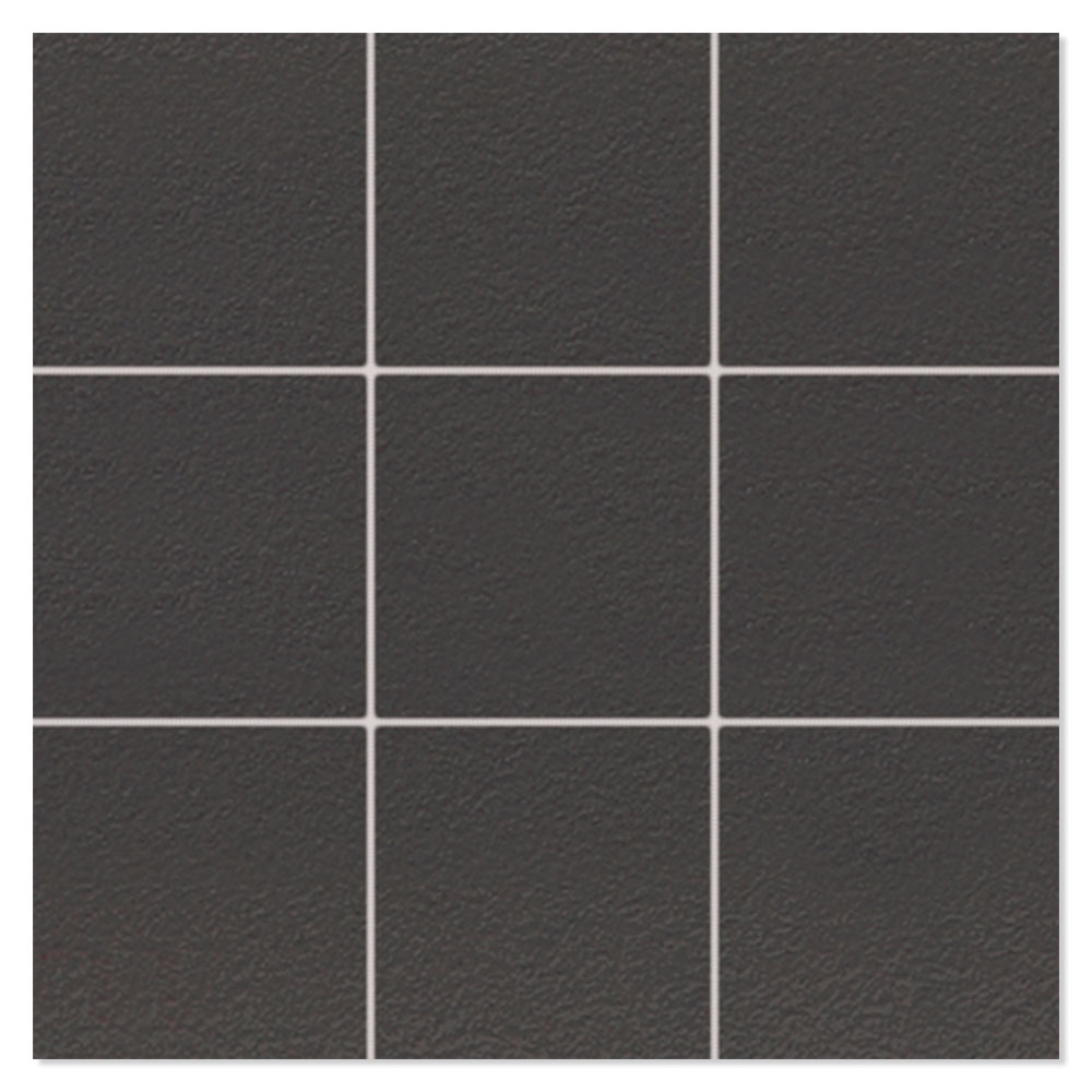 Mosaikkflis Paintbox Antracit-Sandpapper Matt Relieff 30x30 (10x10) cm