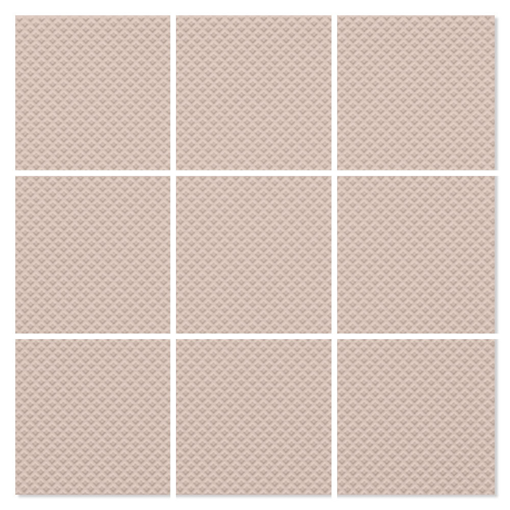 Mosaikkflis Paintbox Beige-Våffla Matt Relieff 30x30 (10x10) cm