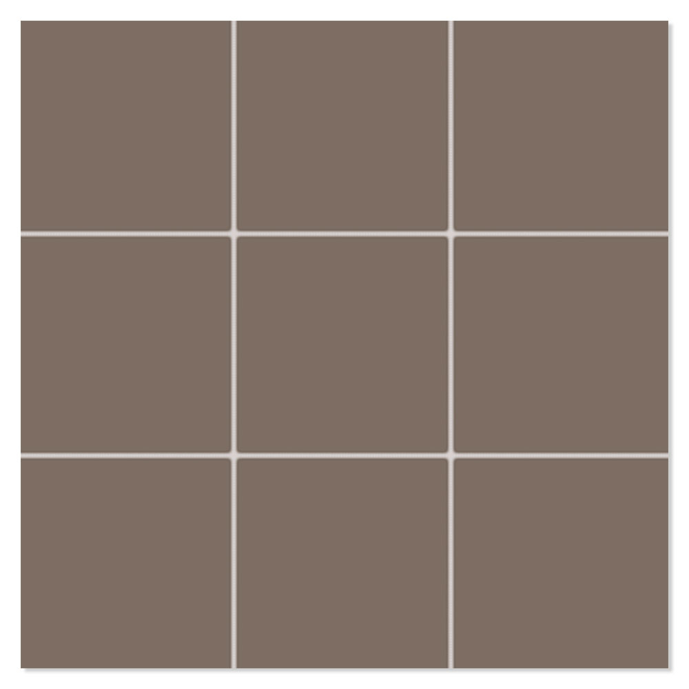 Mosaikkflis Paintbox Taupe Matt 30x30 (10x10) cm