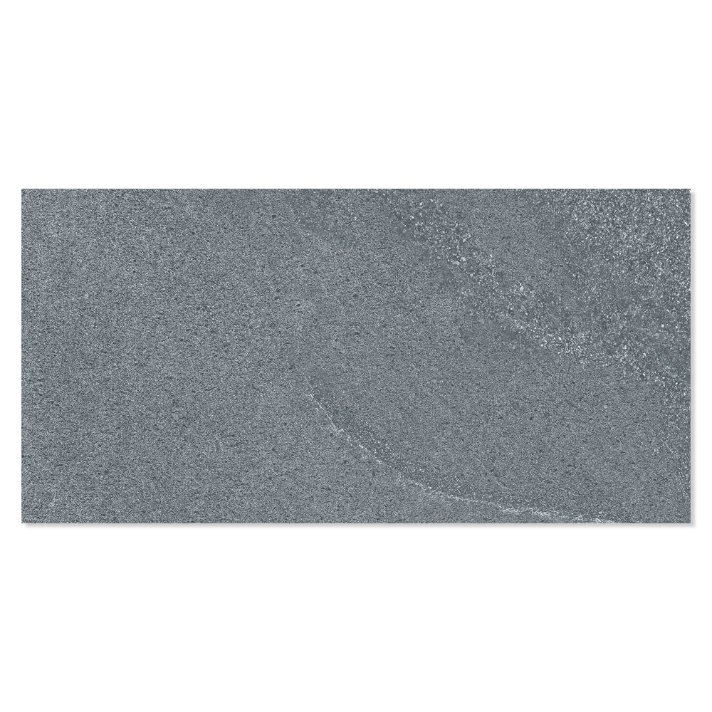 Gulvflis Burlstone Mørk Grå Matt 60x120 cm