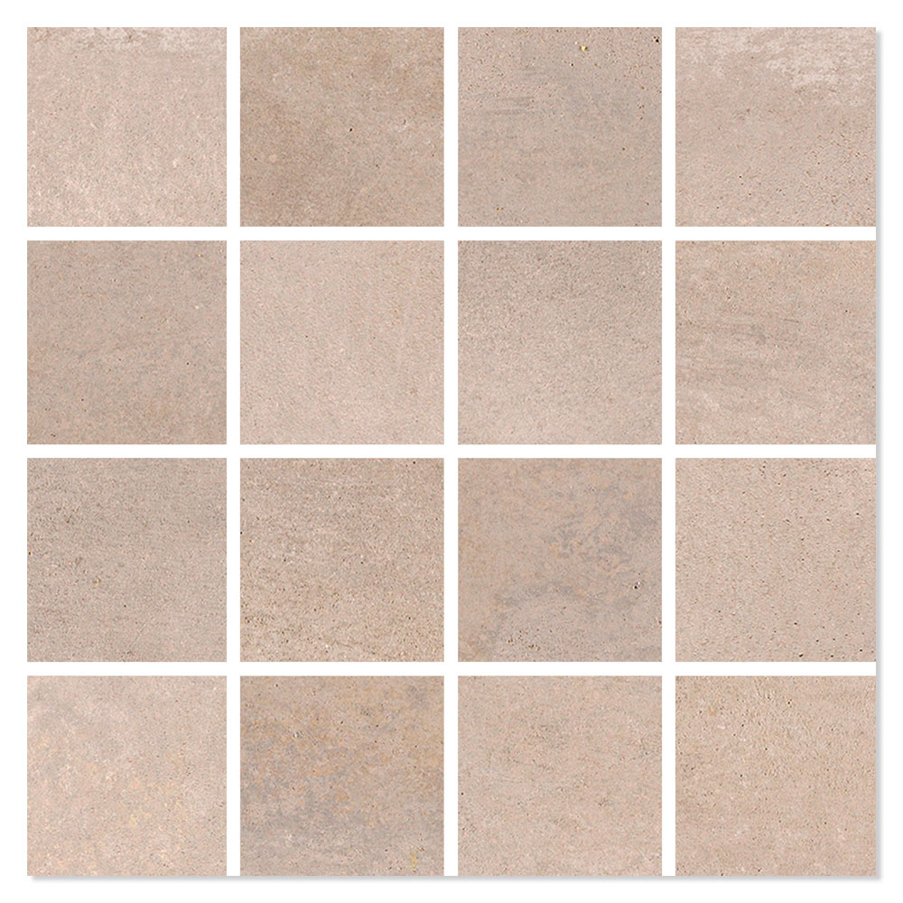 Mosaikkflis Tawny Beige Matt 30x30 (7x7) cm
