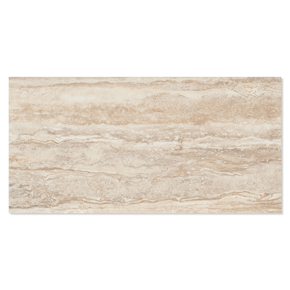 Gulvflis Travertino Beige Polert 60x120 cm