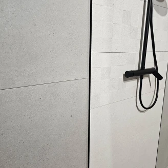 Dekor Veggflis <strong>Homestone</strong>  Hvit Mönstrad Matt 33x90 cm