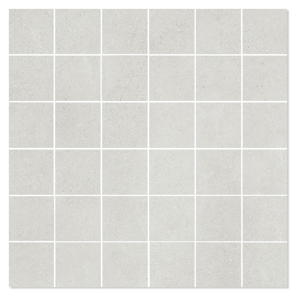 Mosaikkflis Integra Lys Grå Matt 30x30 (5x5) cm