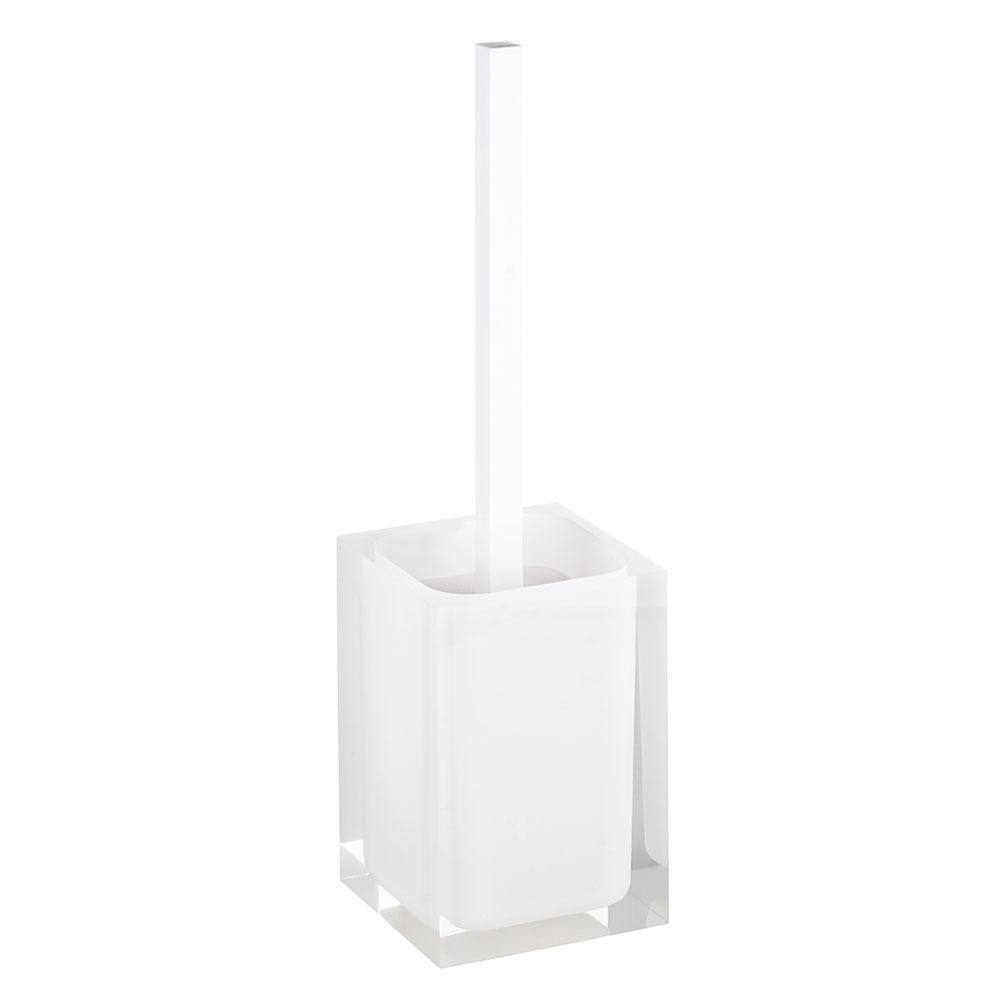 Toalettbørste Frost Hvit Blank