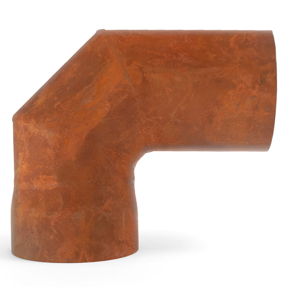BonFeu Kobling Ovnsrør 90 grader Bronse