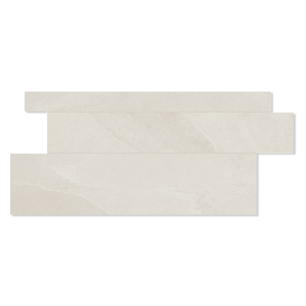 Unicomstarker Dekor Veggflis Brazilian Slate Dekor Oxford White Matt 30x60 cm