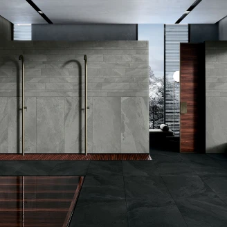 Unicomstarker Dekor Veggflis <strong>Brazilian Slate</strong>  Dekor Silk Grey Matt 30x60 cm