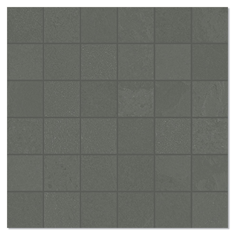 Unicomstarker Marmor Mosaikkflis Elephant Grey Matt 30x30 (5x5) cm