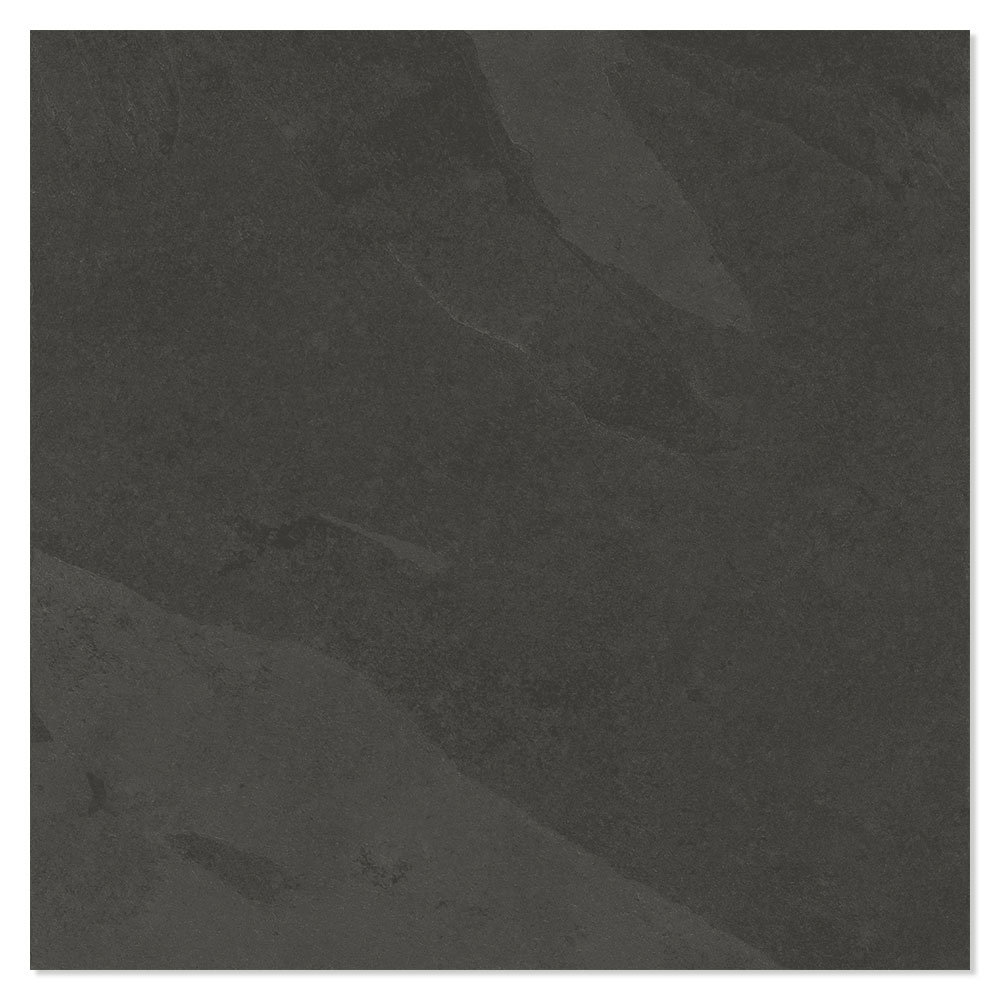 Unicomstarker Gulvflis Brazilian Slate Rail Black Matt 80x80 cm