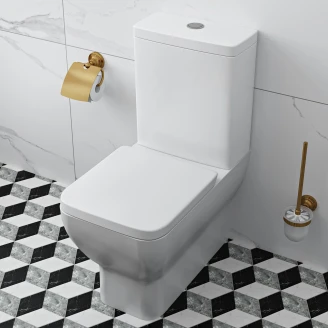 Bathco Toilet <strong>Canberra</strong>  Hvid Glat