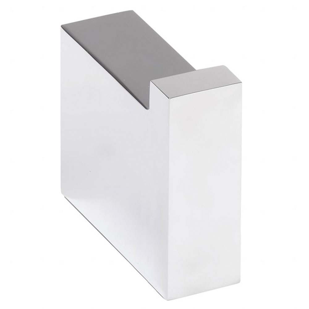 Veggkroker Svartvita Krom Blank