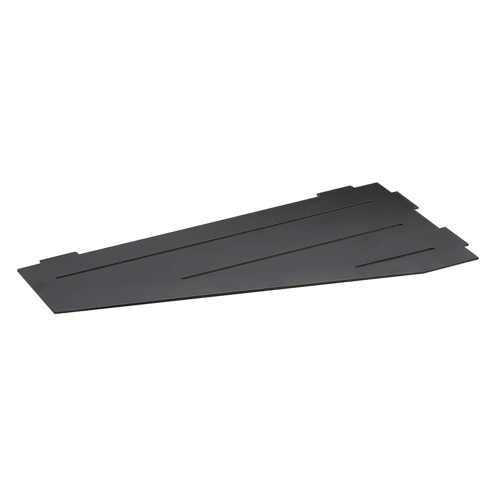Dusjkurv Hjørne Line Svart Matt 30 cm