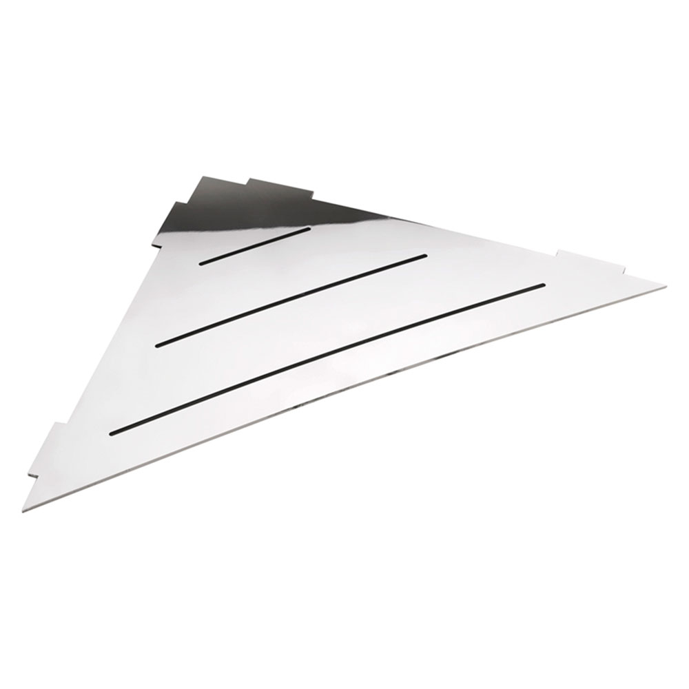 Dusjkurv Hjørne Line Krom Blank 29.7 cm