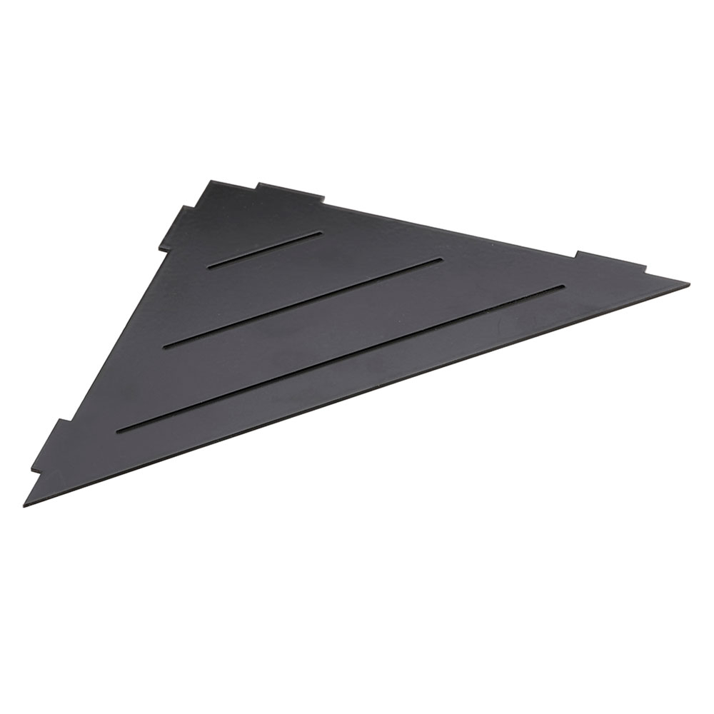 Dusjkurv Hjørne Line Svart Matt 29.7 cm