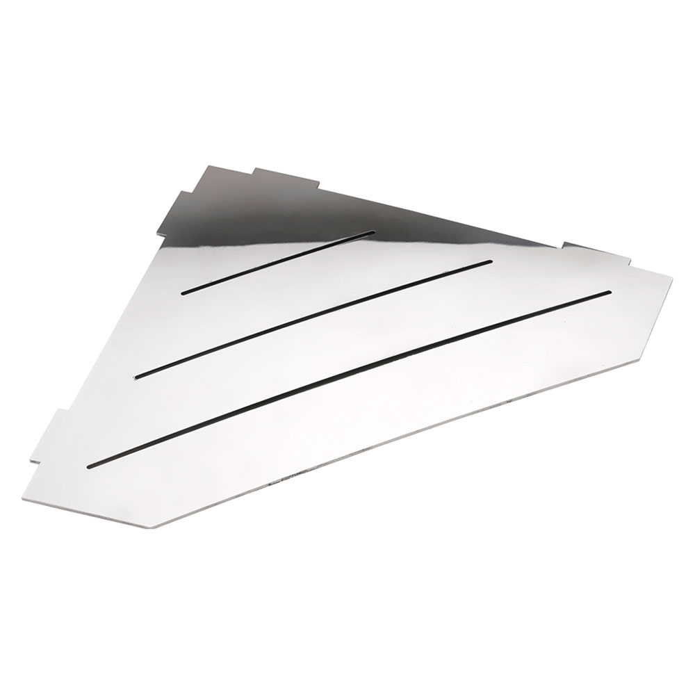 Dusjkurv Hjørne Oregelbundet Line Krom Blank 29.7 cm