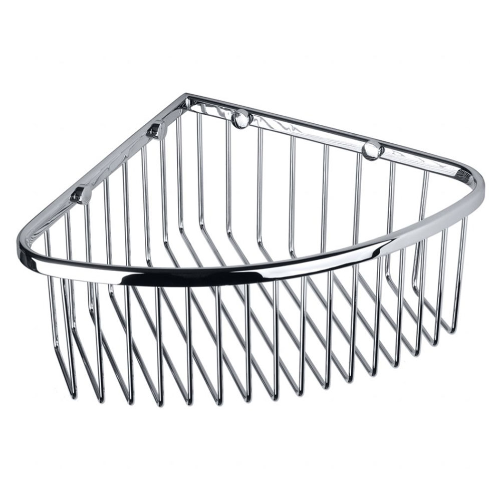 Dusjkurv Line Hjørne Krom Blank 26.5 cm