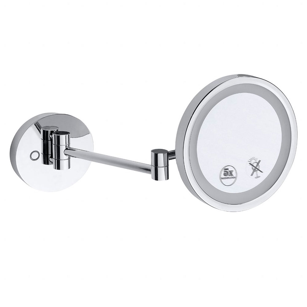 Sminkespeil Elega Krom Blank 25.5 cm