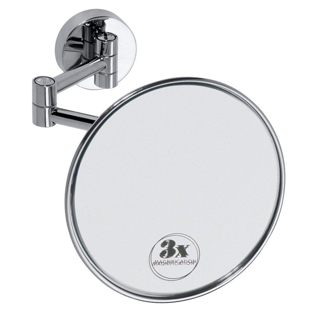 Sminkespeil Elega Krom Blank 14 cm