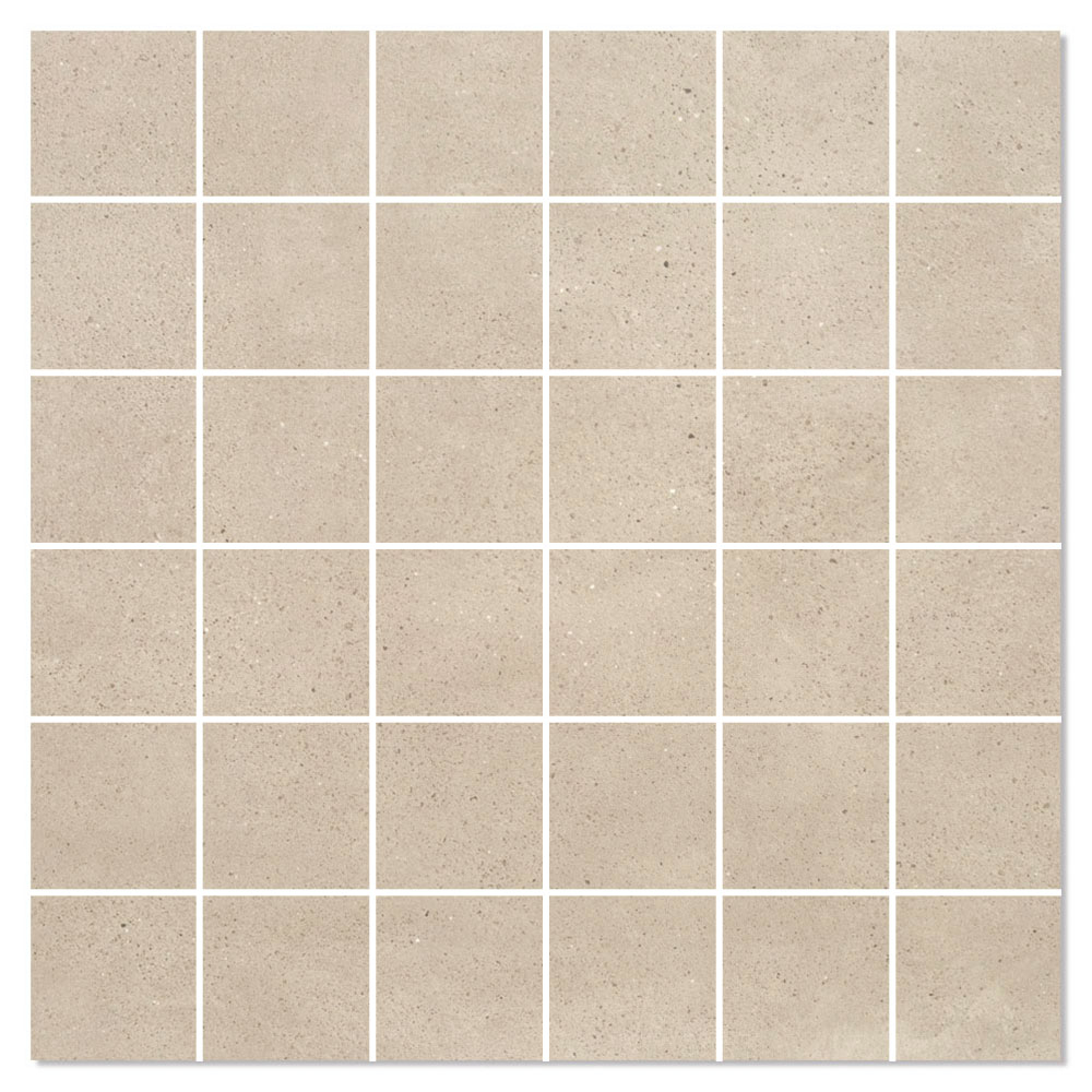 Mosaikkflis Elysium Beige Matt 30x30 (5x5) cm