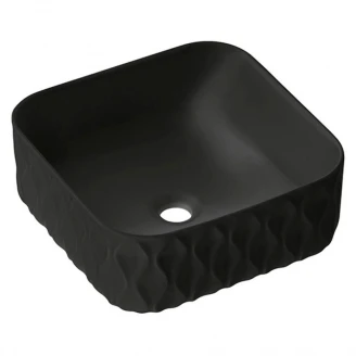 Bathco Servant Sand Waves 38 Metallic Svart 38 cm