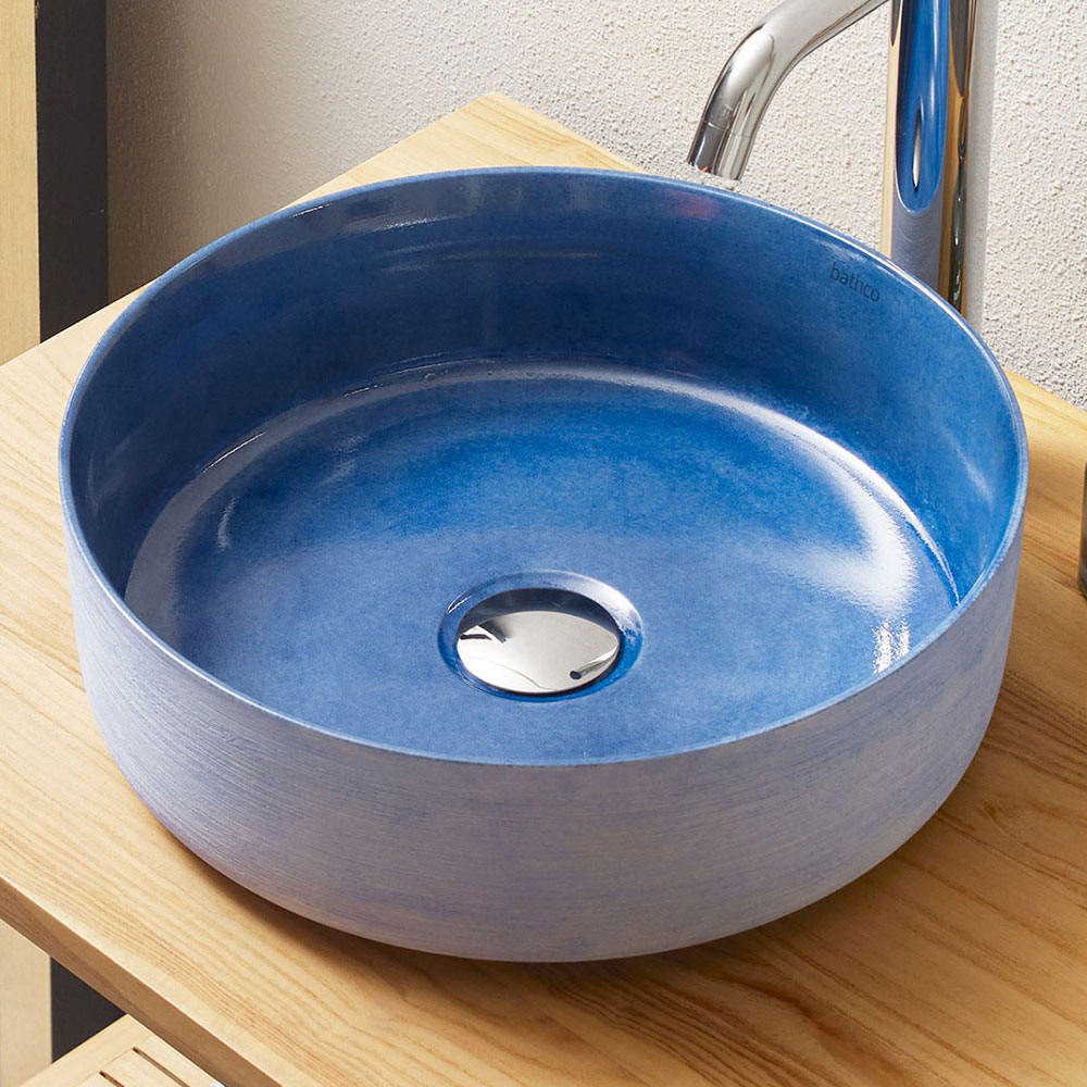 Bathco Servant Carnac Azul Cobalto Atelier 36 cm