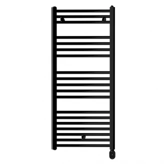 Rointe El Håndklædetørrer  500 W cm <strong>Elba Oval</strong>  Sort Mat