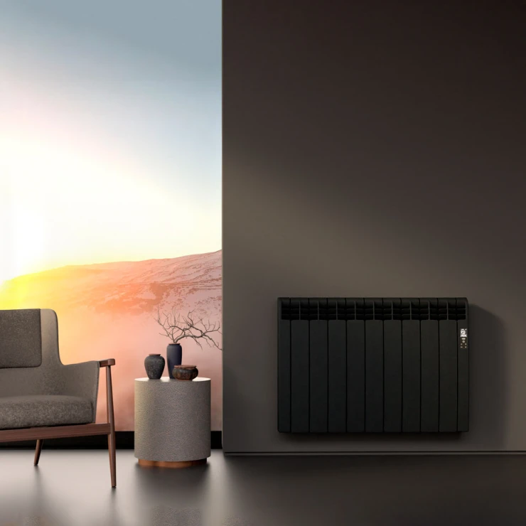 Rointe Elektrisk Radiator 990 W Wi-Fi D Series Svart