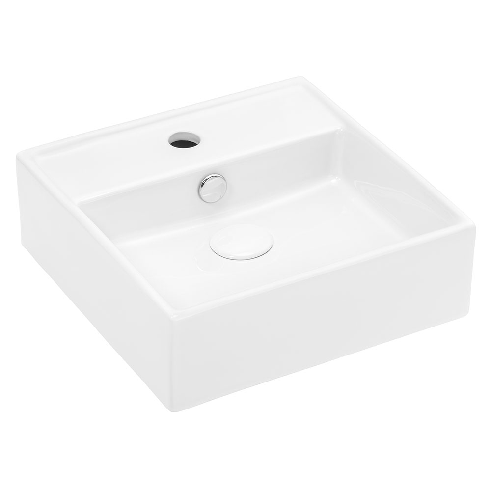 Servant Kvadratisk Tia Hvit Blank 38 cm