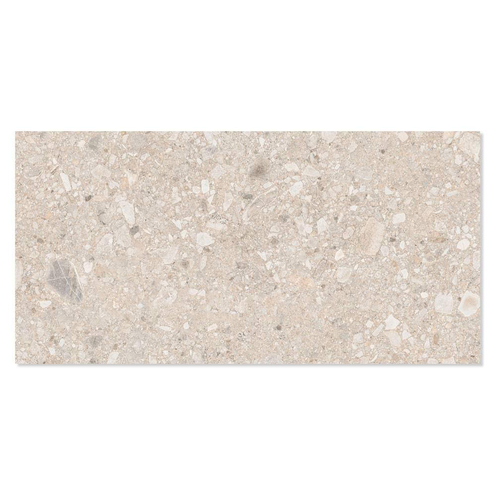 Gulvflis Terrazzo Italia Beige Matt 61x122 cm