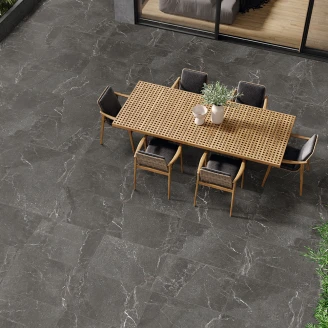 Utendørsflis <strong>Stonecraft</strong>  Mørk Grå Matt 60x90 cm Tykkelse 20 mm