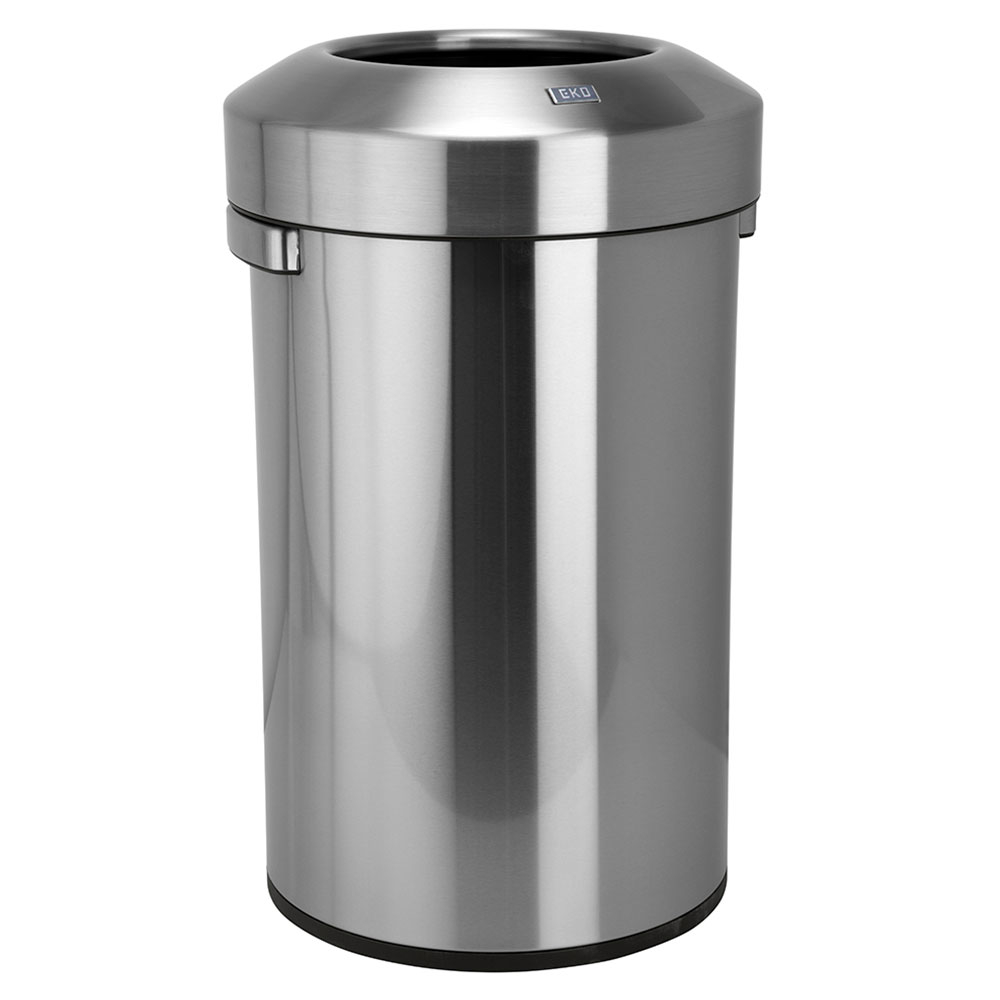 Åpen Søppelbøtte 90 l Hygio Krom Blank