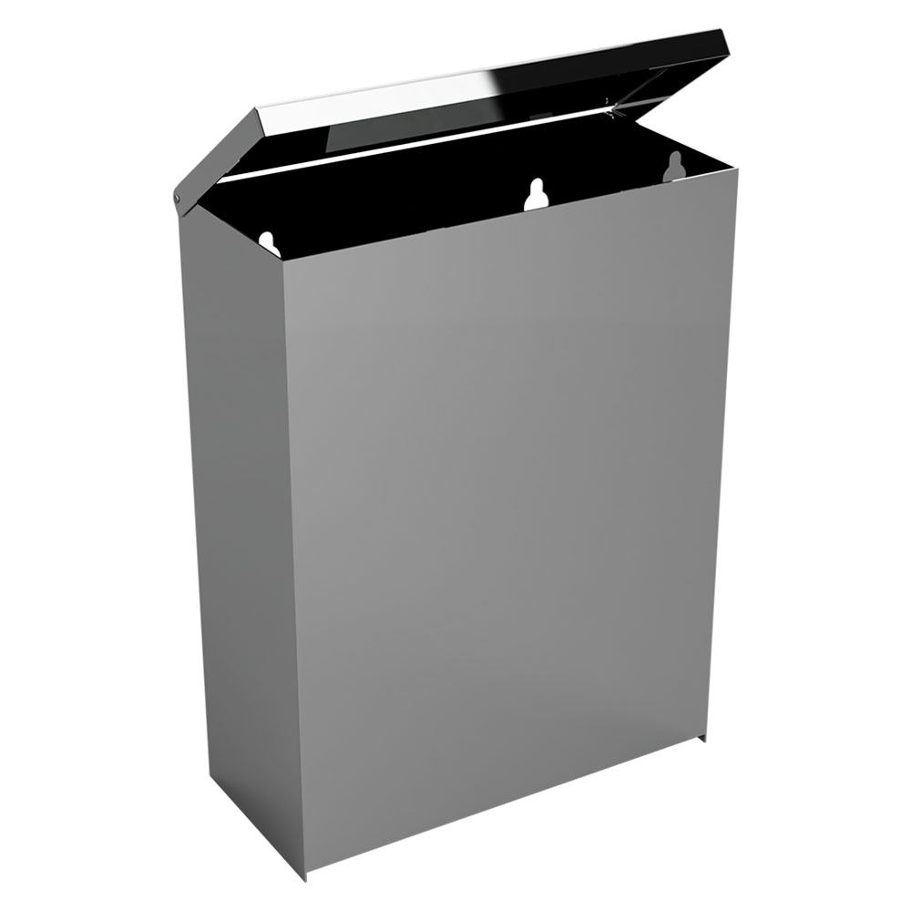Søppelbøtte Veggmontert 6 l Hygio Krom Blank
