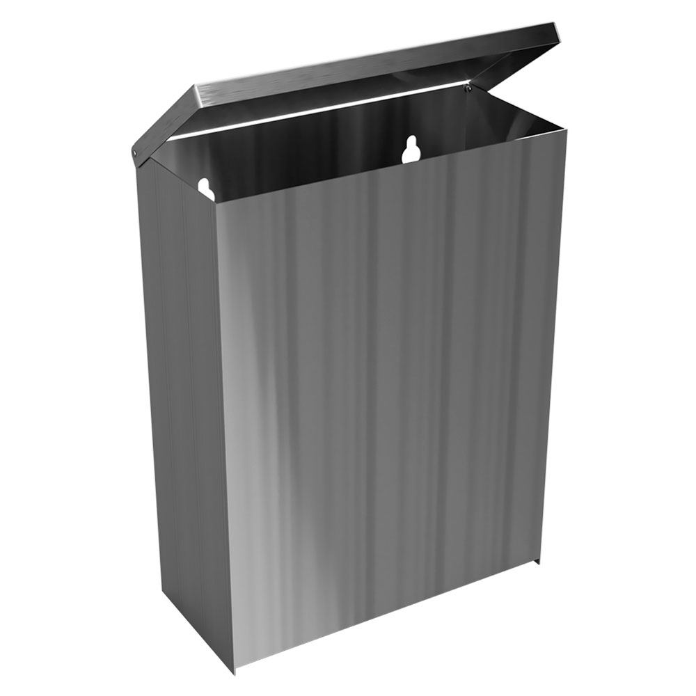 Søppelbøtte Veggmontert 6 l Hygio Krom Satin