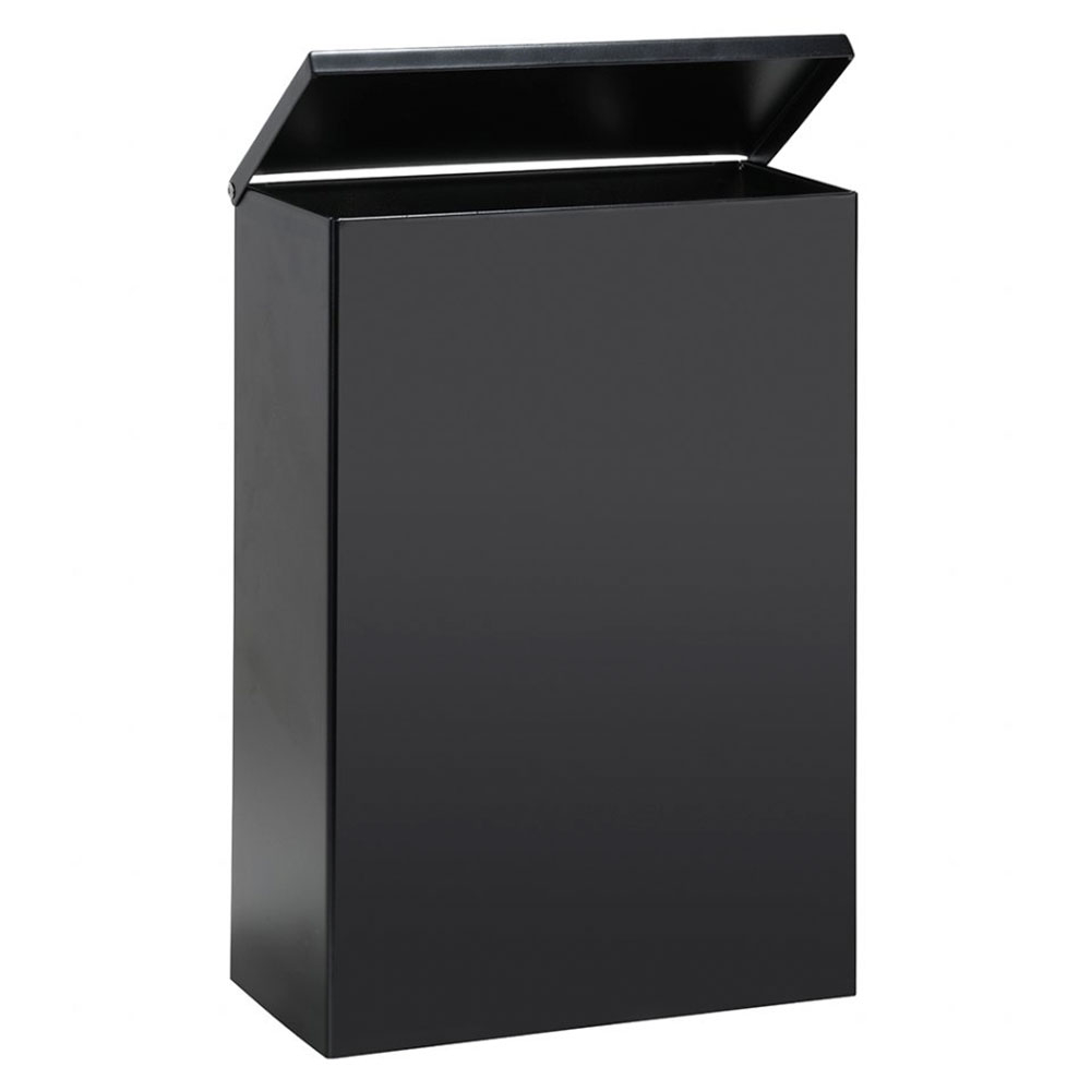 Søppelbøtte Veggmontert 6 l Hygio Svart Satin